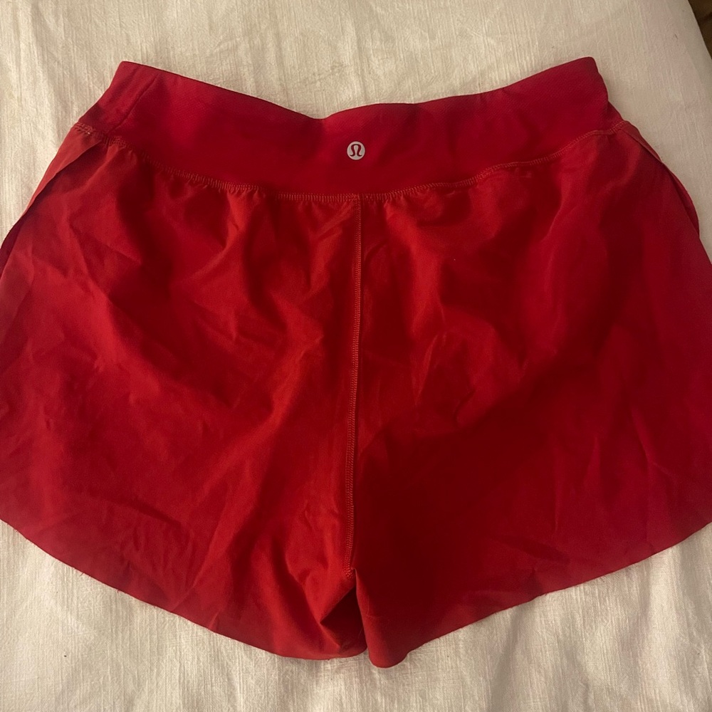 Red lululemon fast and free